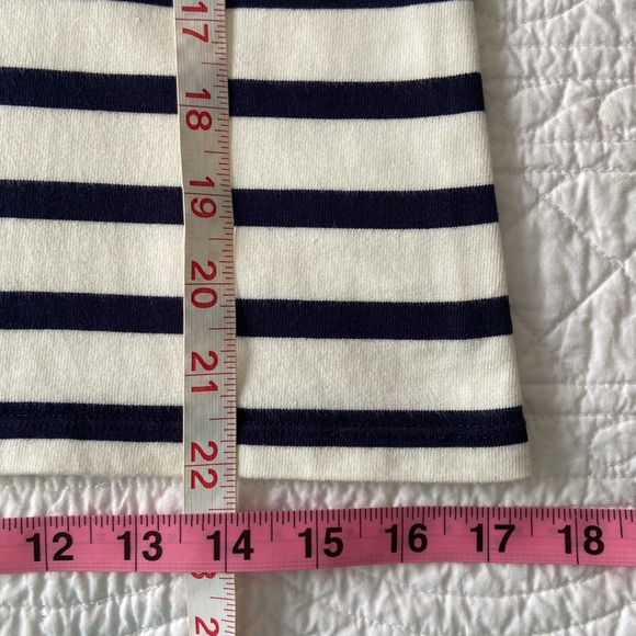 Sezane Loic Mariniere Breton Stripe Shirt White Ecru Blue XS - Picture 12 of 17